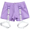 LISTEN FLAVOR Light Purple Shorts w/ Harness Garter Belt Online