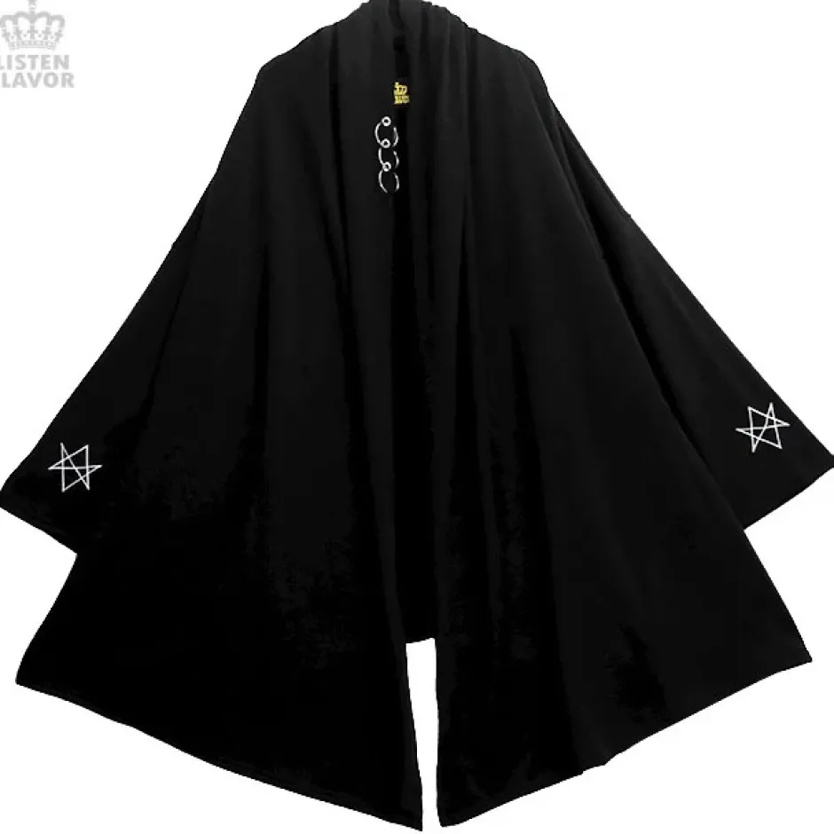 Jackets & Hoodies>LISTEN FLAVOR Long Knit Robe