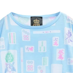 LISTEN FLAVOR Mahjong Full Graphic Big T-Shirt Discount