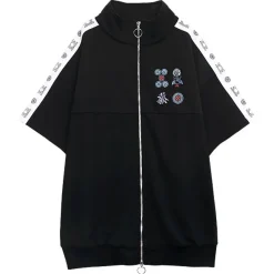 Jackets & Hoodies>LISTEN FLAVOR Mahjong Short Sleeve Jersey