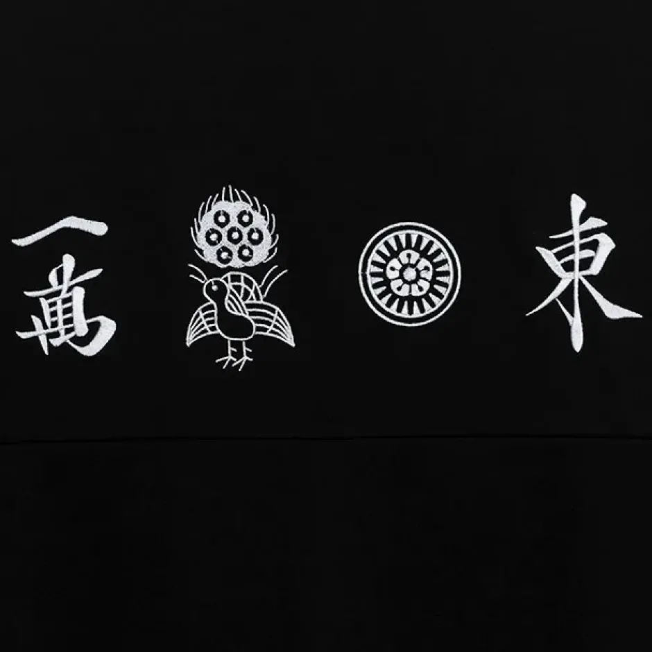 Jackets & Hoodies>LISTEN FLAVOR Mahjong Short Sleeve Jersey