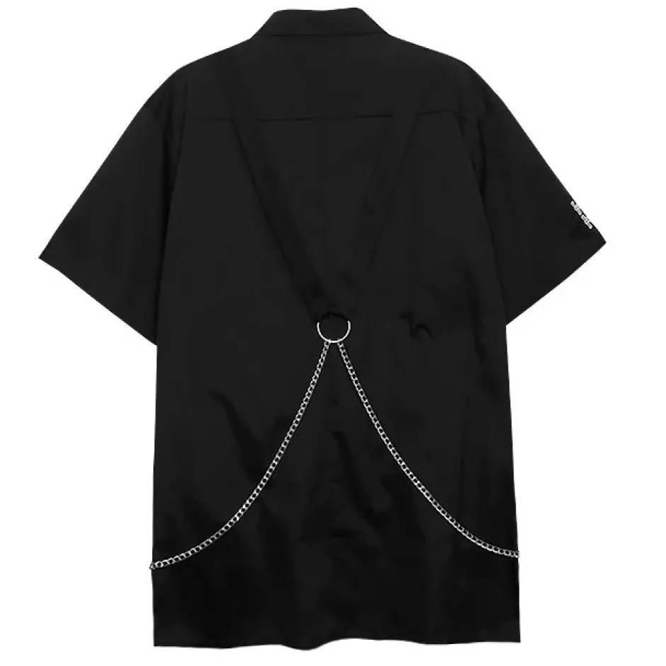LISTEN FLAVOR Mahjong Short Sleeve Shirt w/ Harness Clearance