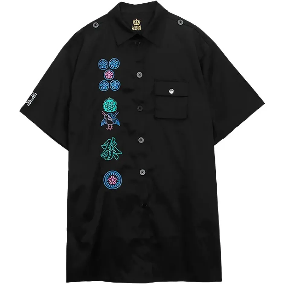 LISTEN FLAVOR Mahjong Short Sleeve Shirt w/ Harness Clearance