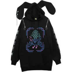 LISTEN FLAVOR Mahjong Usamimi Hoodie Online