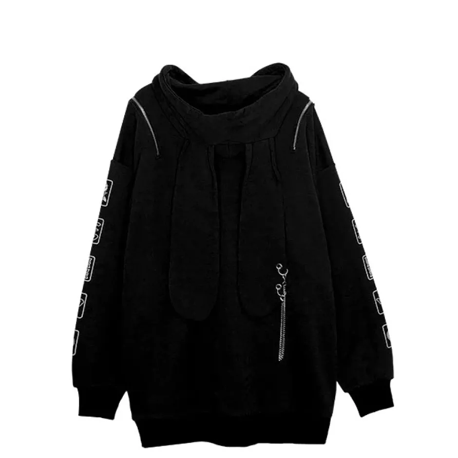 LISTEN FLAVOR Mahjong Usamimi Hoodie Online