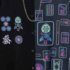 LISTEN FLAVOR Mahjong 2-Way Shirt w/ Chain