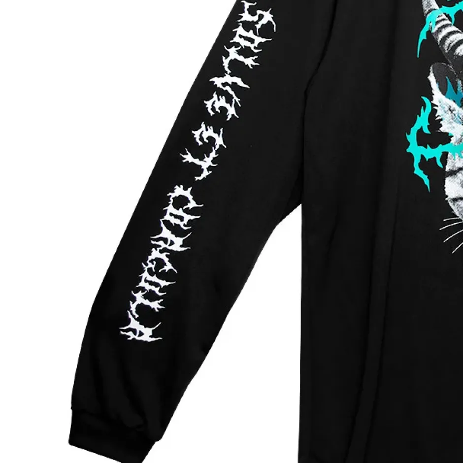 Tops>LISTEN FLAVOR Makai Neko Long Sleeve T-Shirt