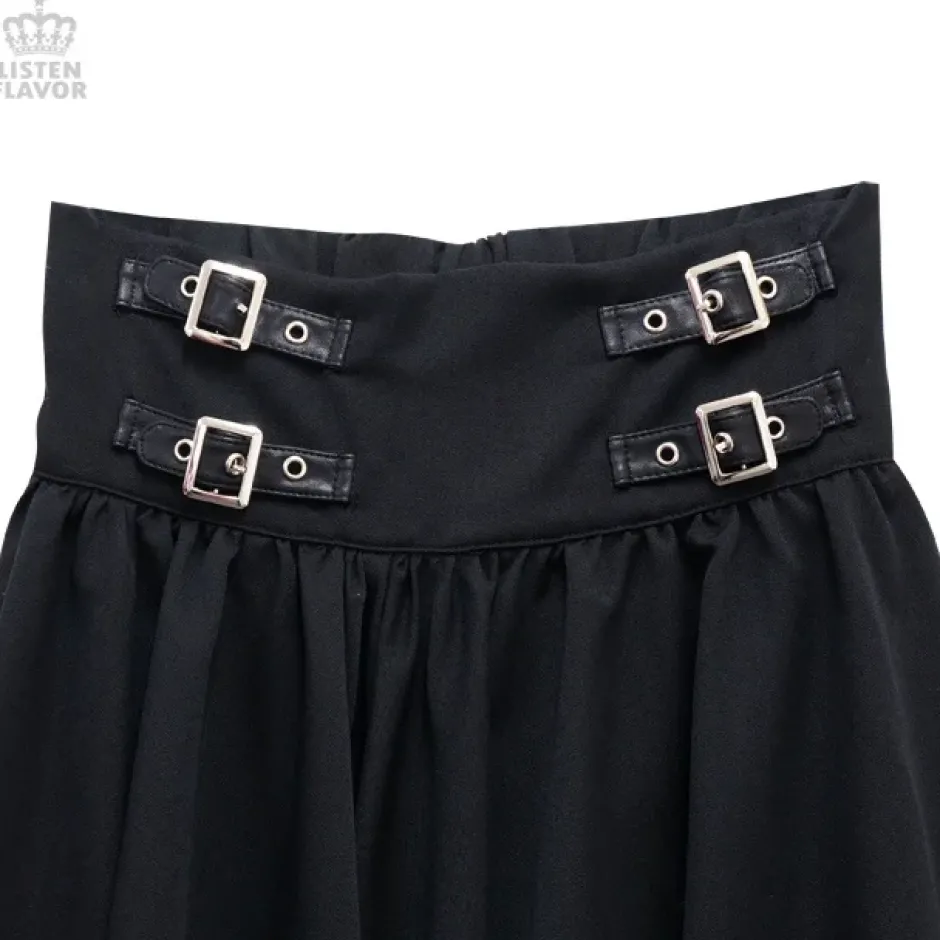 LISTEN FLAVOR Maxi Skirt w/ Belt