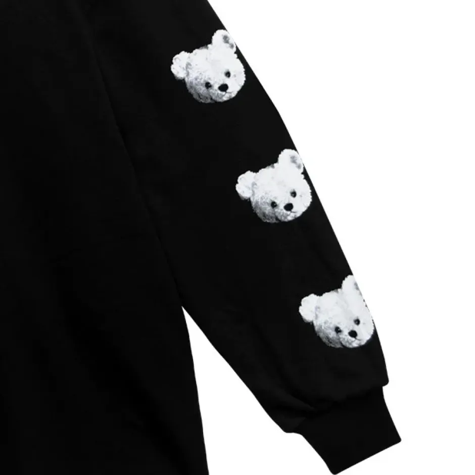 Jackets & Hoodies>LISTEN FLAVOR Medication Bear Pullover
