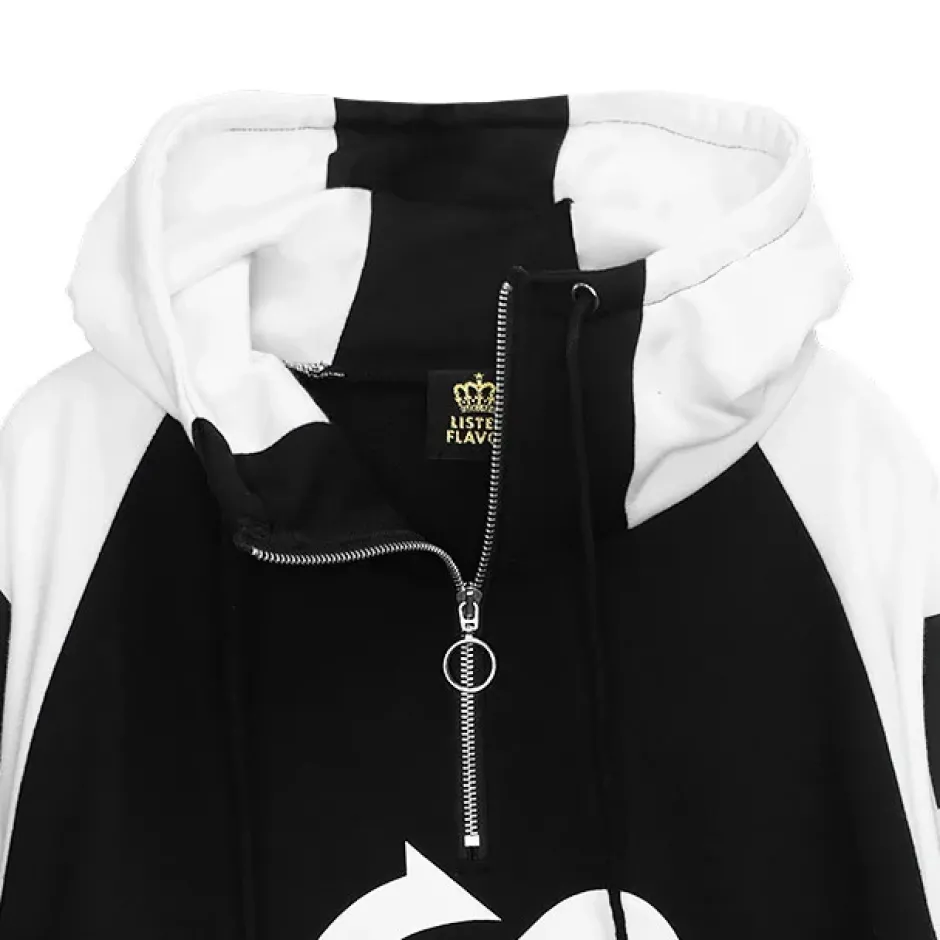LISTEN FLAVOR Medication Dope Half Zip Hoodie Clearance