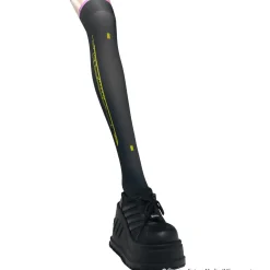 LISTEN FLAVOR Megurine Luka Knee-High Socks 2 Black Clearance