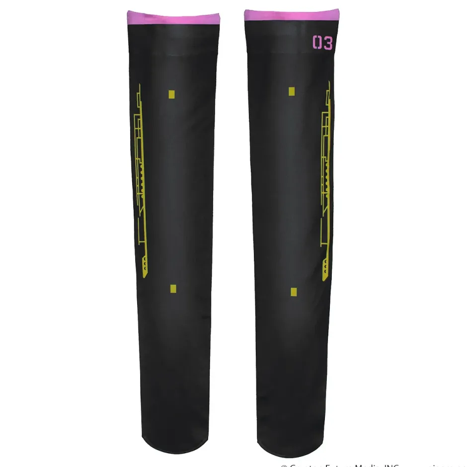 LISTEN FLAVOR Megurine Luka Knee-High Socks 2 Black Clearance