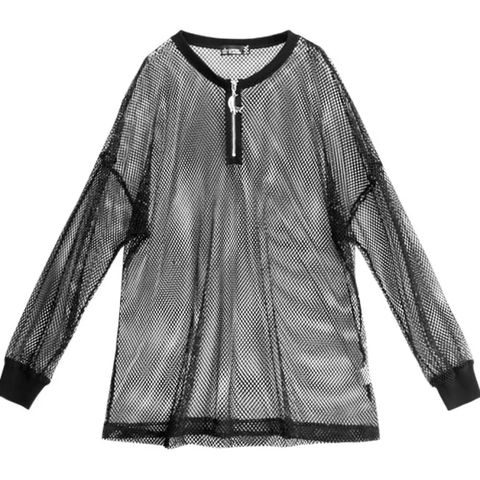 Jackets & Hoodies>LISTEN FLAVOR Melty Moon Mesh Pullover