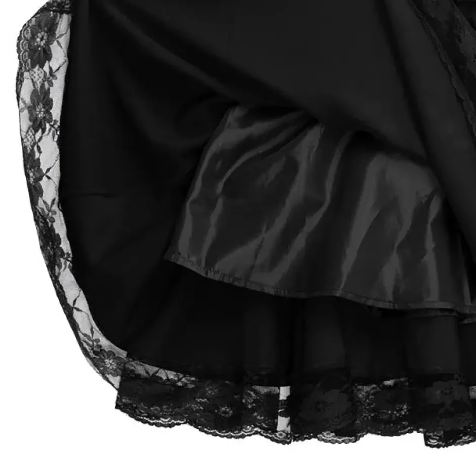 Bottoms>LISTEN FLAVOR Melty Moon Side Belt Skirt