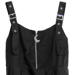 LISTEN FLAVOR Melty Moon Zip Tulle Jumper Skirt New