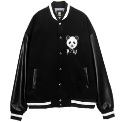 Jackets & Hoodies>LISTEN FLAVOR Melty Panda Stadium Jacket