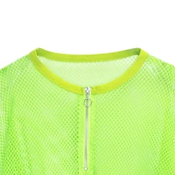 LISTEN FLAVOR Mesh 2-Way Pullover Hot