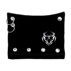 Hats & Caps>LISTEN FLAVOR Metal Heart Nekomimi Velour Cap Black