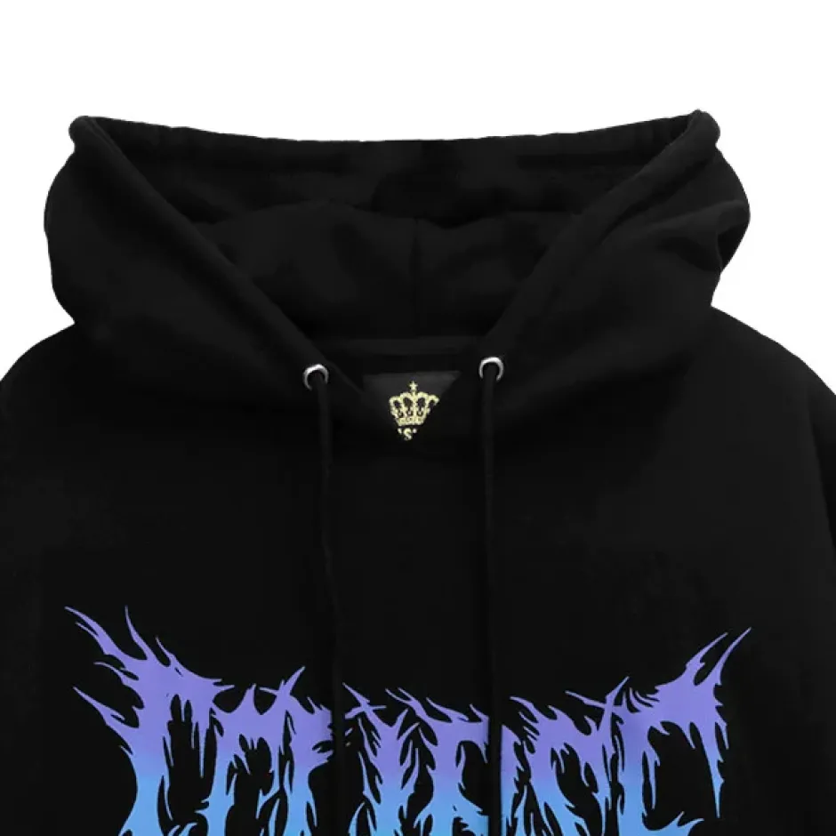 LISTEN FLAVOR Metal Logo Hoodie New