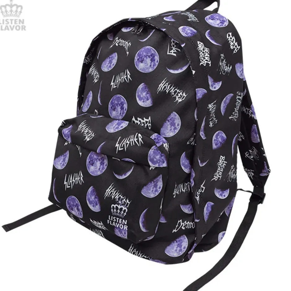Bags & Wallets>LISTEN FLAVOR Metal Moon Backpack