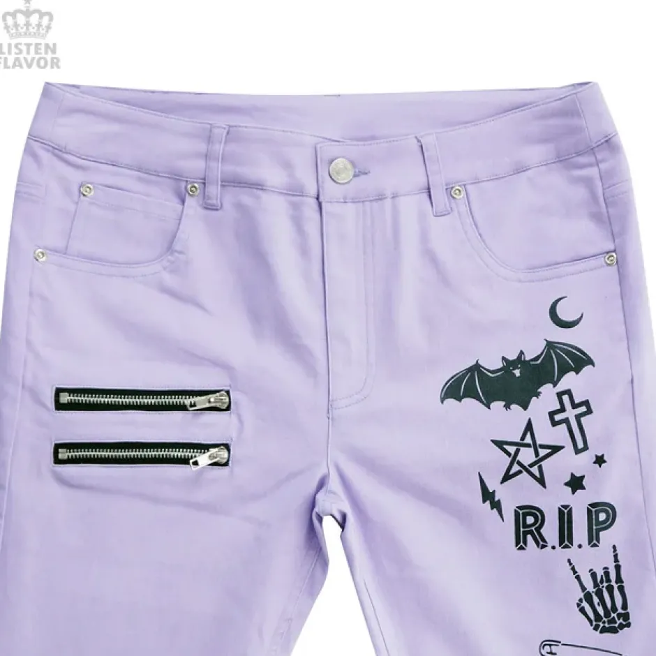 LISTEN FLAVOR Midnight Rockin' Skinny Jeans Best