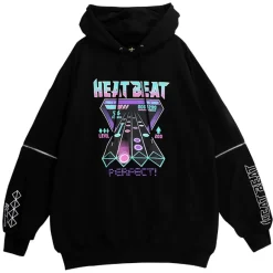 LISTEN FLAVOR Music Game Zip Sleeve 2-Way Hoodie Discount