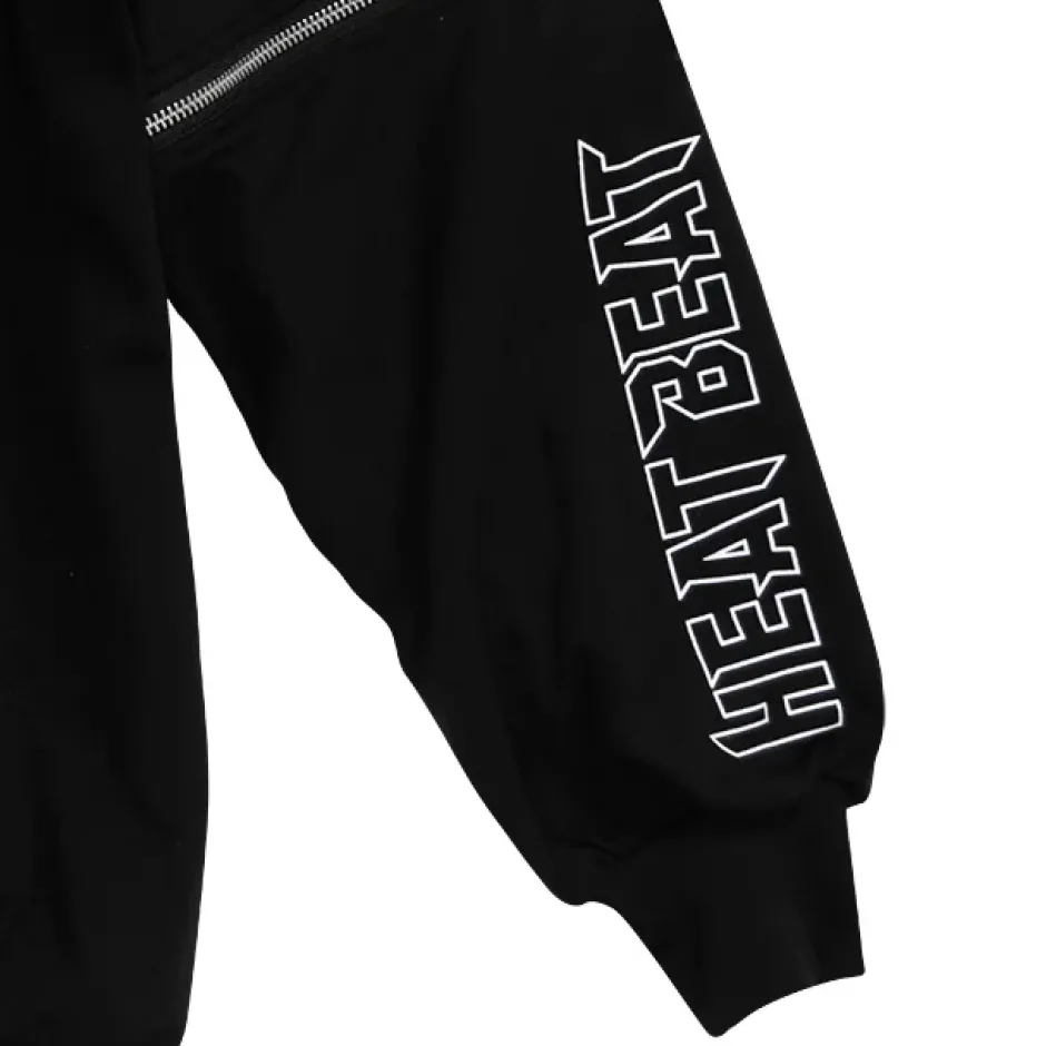 LISTEN FLAVOR Music Game Zip Sleeve 2-Way Hoodie Discount