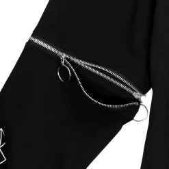 LISTEN FLAVOR Music Game Zip Sleeve 2-Way Hoodie Discount