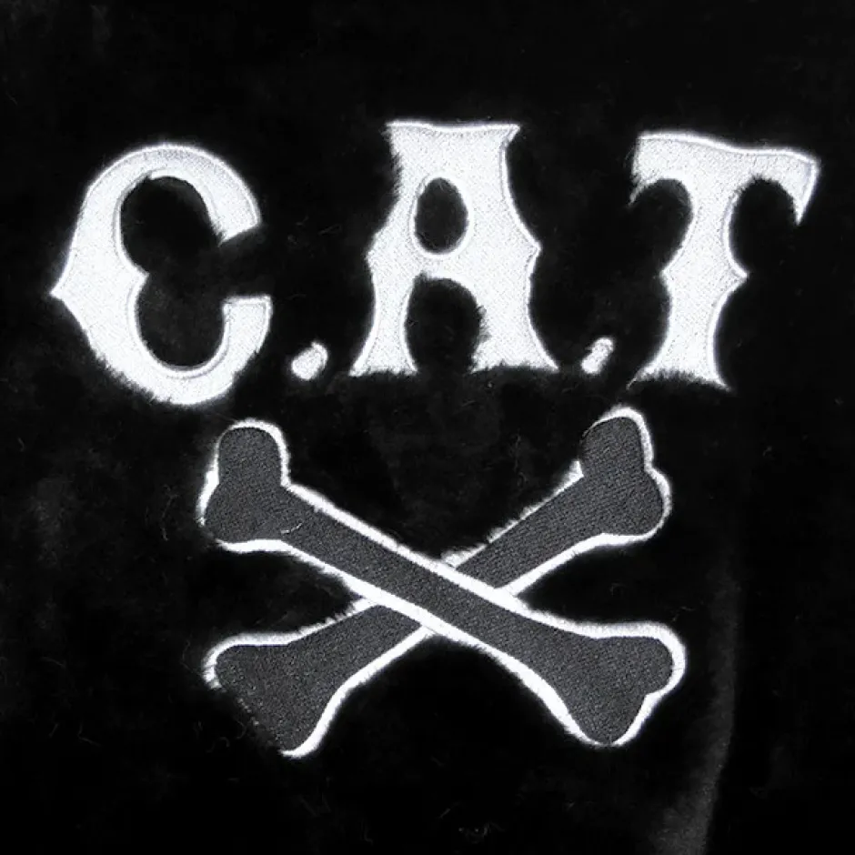 LISTEN FLAVOR Nekomimi Skull Cat Fur Blouson Online