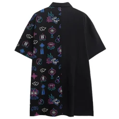 Tops>LISTEN FLAVOR Neon China Shirt