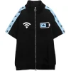 Jackets & Hoodies>LISTEN FLAVOR Now Charging Short Sleeve Jersey