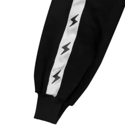 LISTEN FLAVOR Now Charging Sleeve Line Black Hoodie Hot