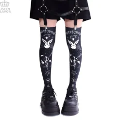 Footwear>LISTEN FLAVOR Occultic Knee-High Socks