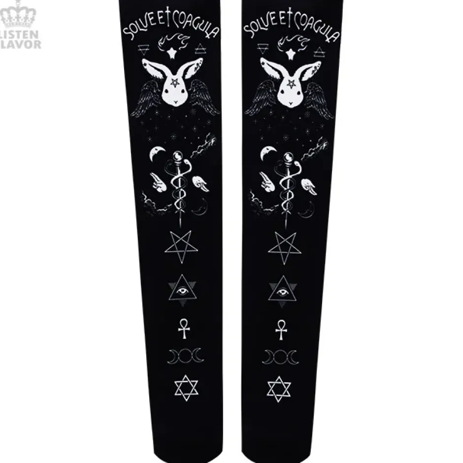 Footwear>LISTEN FLAVOR Occultic Knee-High Socks