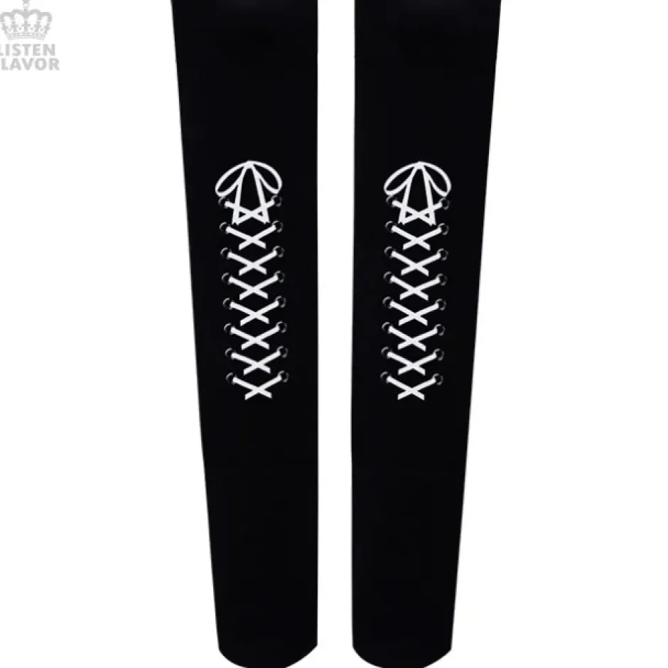 Footwear>LISTEN FLAVOR Occultic Knee-High Socks