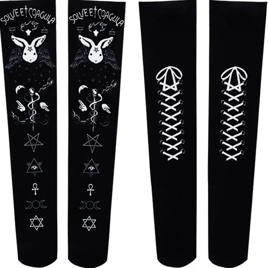 Footwear>LISTEN FLAVOR Occultic Knee-High Socks