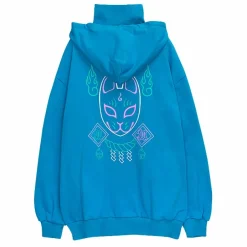 LISTEN FLAVOR Okitsune Sama Zip Hoodie Outlet