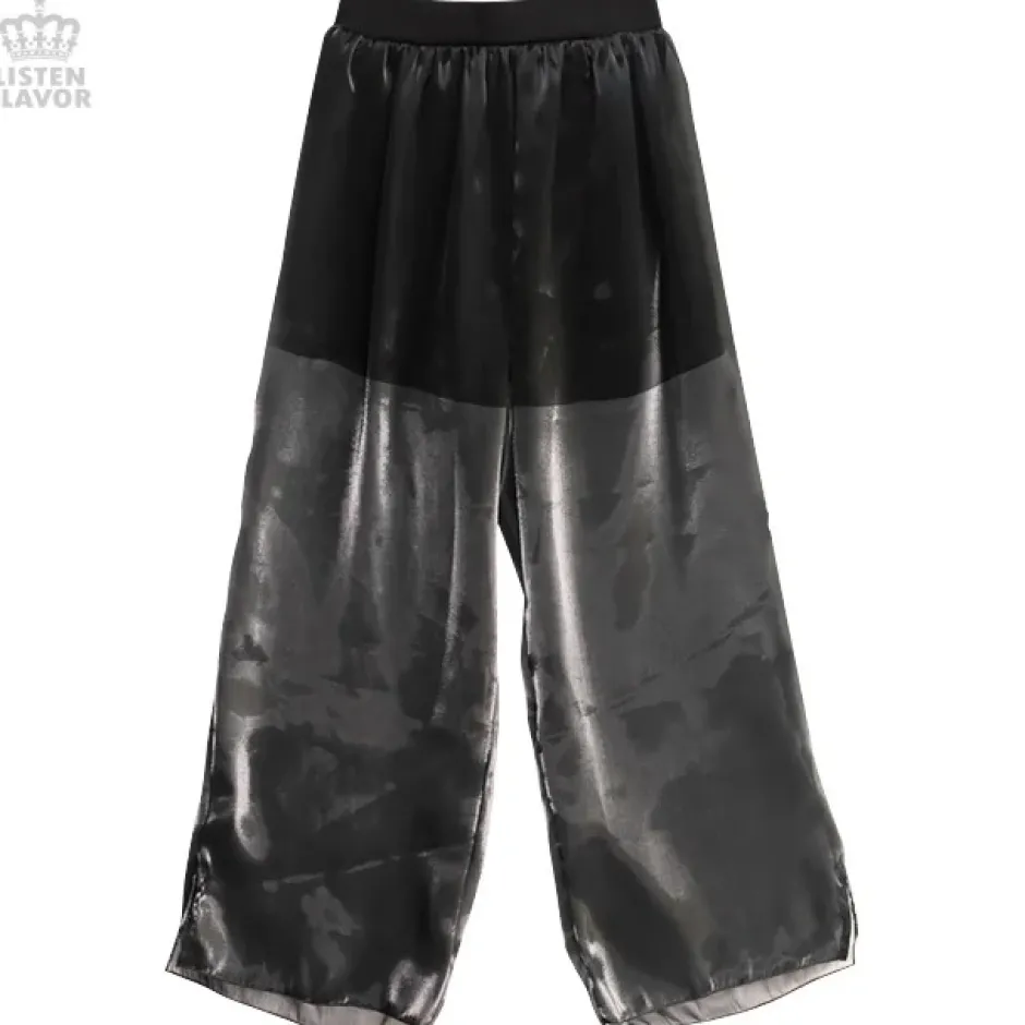 Bottoms>LISTEN FLAVOR Organdy Layered Pants