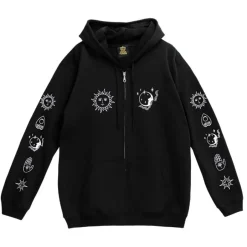 LISTEN FLAVOR Ouija Board Zip Hoodie Sale