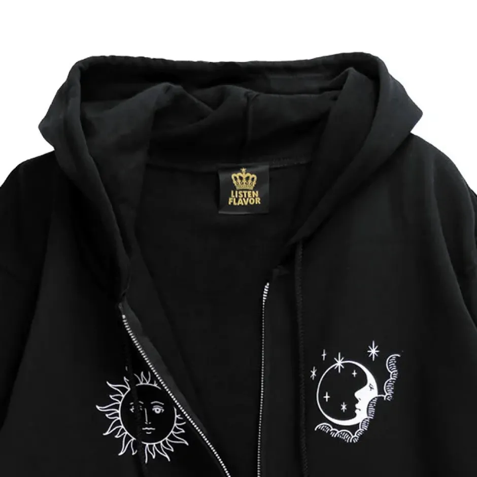 LISTEN FLAVOR Ouija Board Zip Hoodie Sale