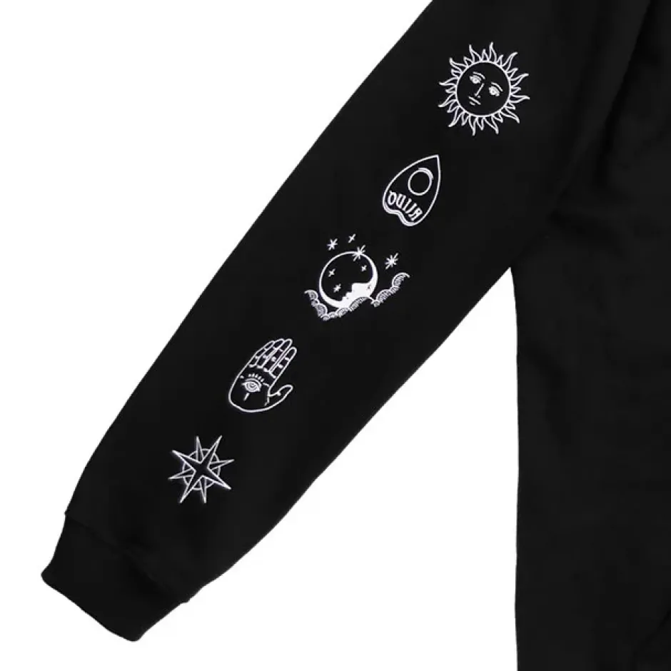 LISTEN FLAVOR Ouija Board Zip Hoodie Sale