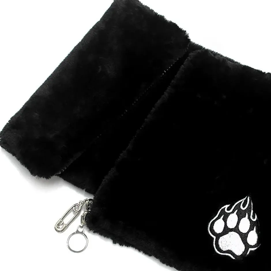 LISTEN FLAVOR Pad Fire Twin Zip Snood Black