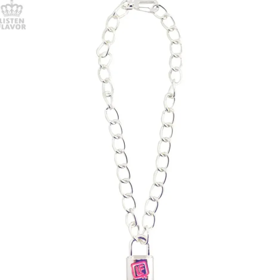 LISTEN FLAVOR Padlock Necklace Sale