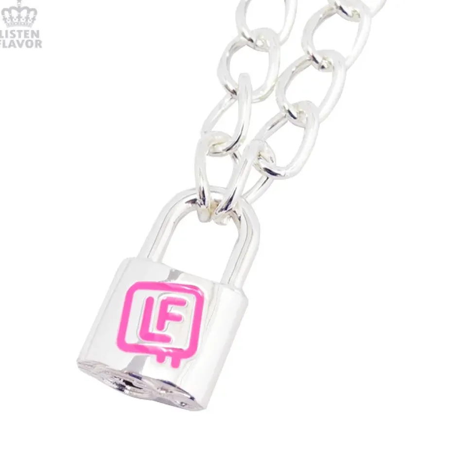 LISTEN FLAVOR Padlock Necklace Sale