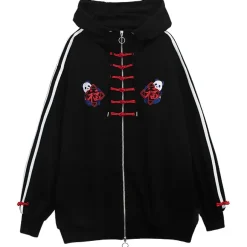 LISTEN FLAVOR Panda China Zip Hoodie Online