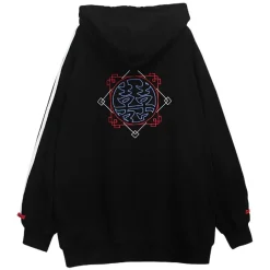 LISTEN FLAVOR Panda China Zip Hoodie Online