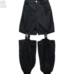 LISTEN FLAVOR Plastic Buckle Hollowed Out Detachable Pants Best