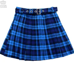 LISTEN FLAVOR Pleated Skirt w/ Belt Online
