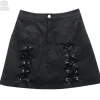 Bottoms>LISTEN FLAVOR Ribbon Trapezoid Skirt