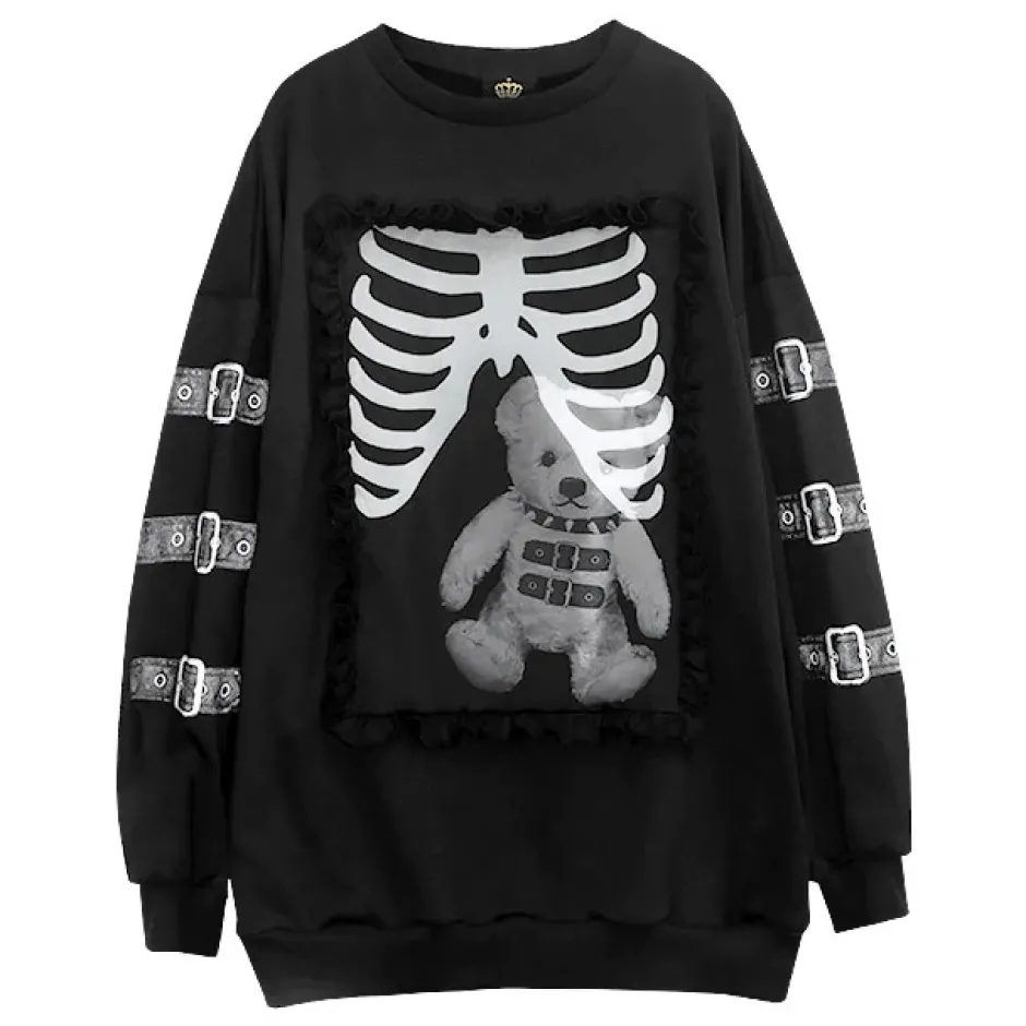 LISTEN FLAVOR Seized Bear Pullover Sale